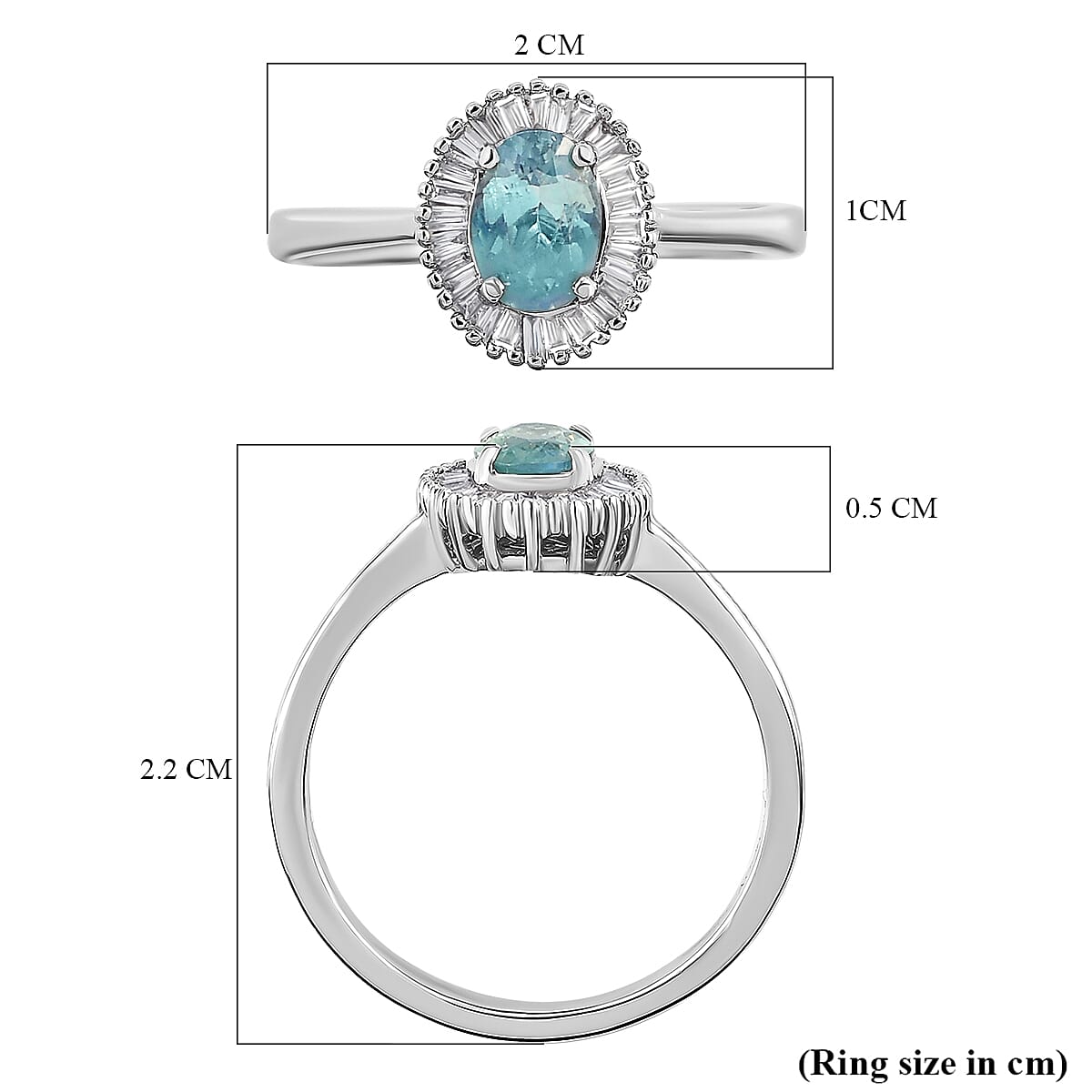 RHAPSODY 950 Platinum AAAA Alexandrite and Diamond (VS-E-F) Ring 1.00 Ct.