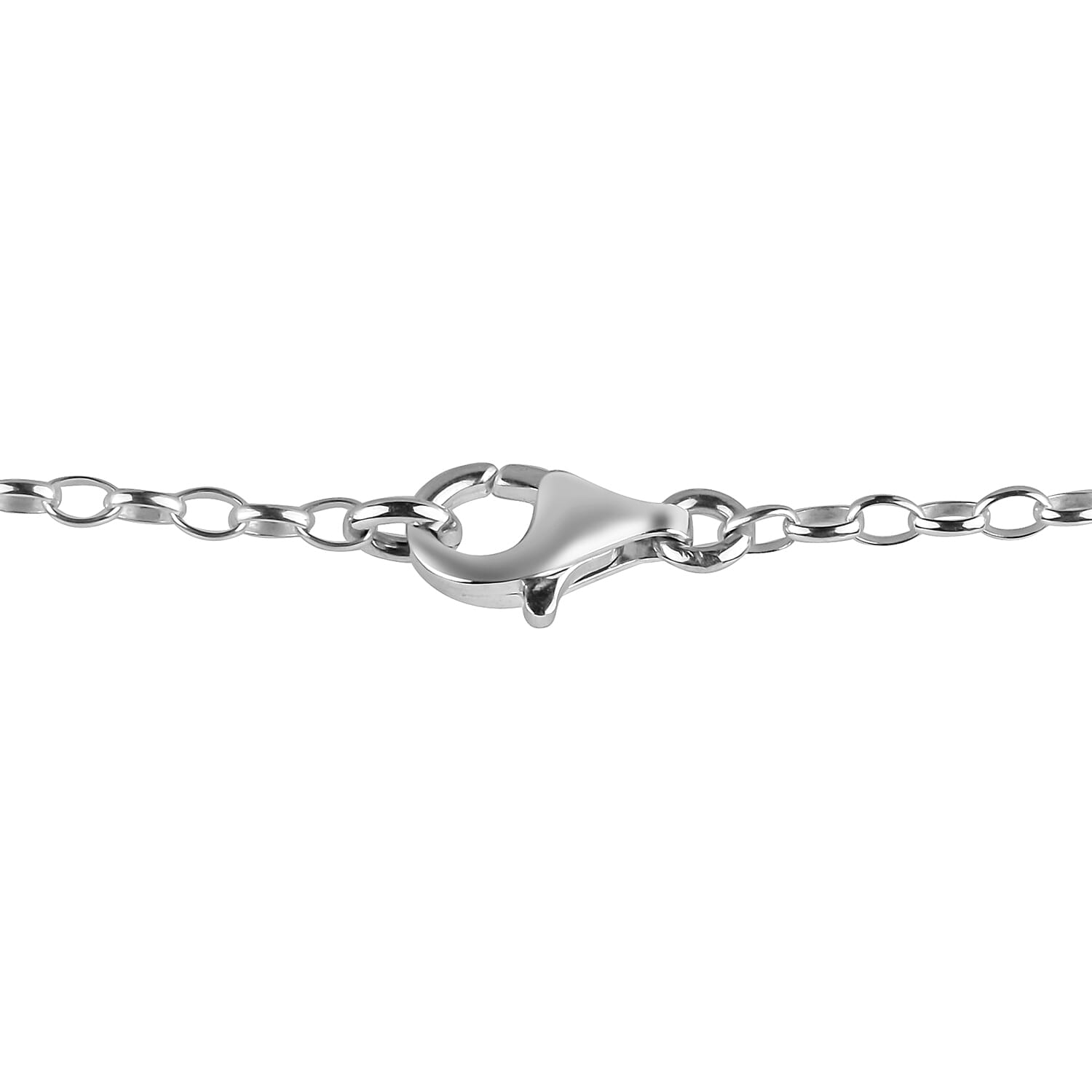 Natural Baltic Amber Necklace (Size 20) in Sterling Silver, Silver Wt. 17.00 Gms