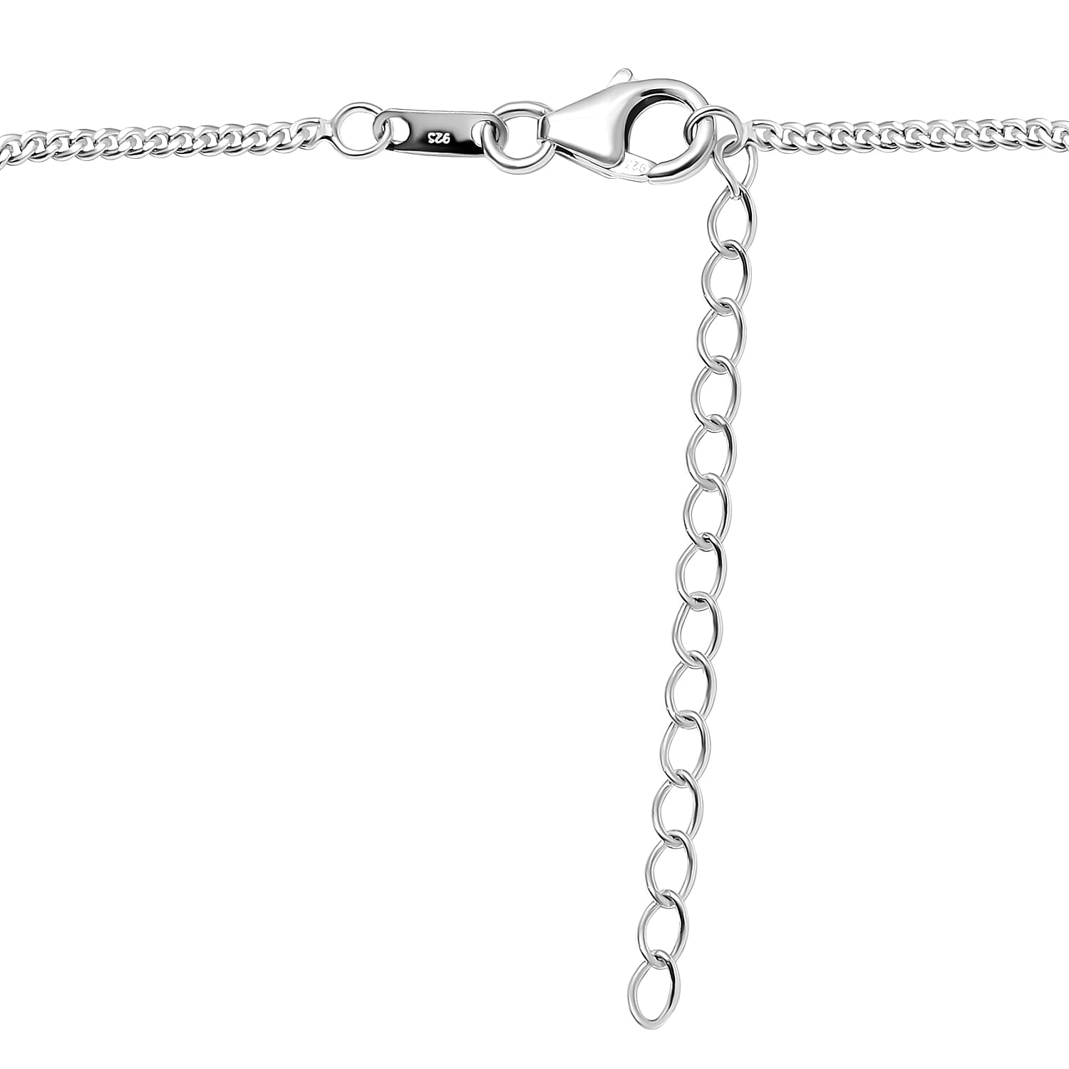 Elite Shungite Necklace (Size 18-2 Inch Ext.) in 14K Gold Overlay Sterling Silver, Silver Wt. 16.48 Gms