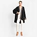 TAMSY Viscose Twill Short Kimono - Black