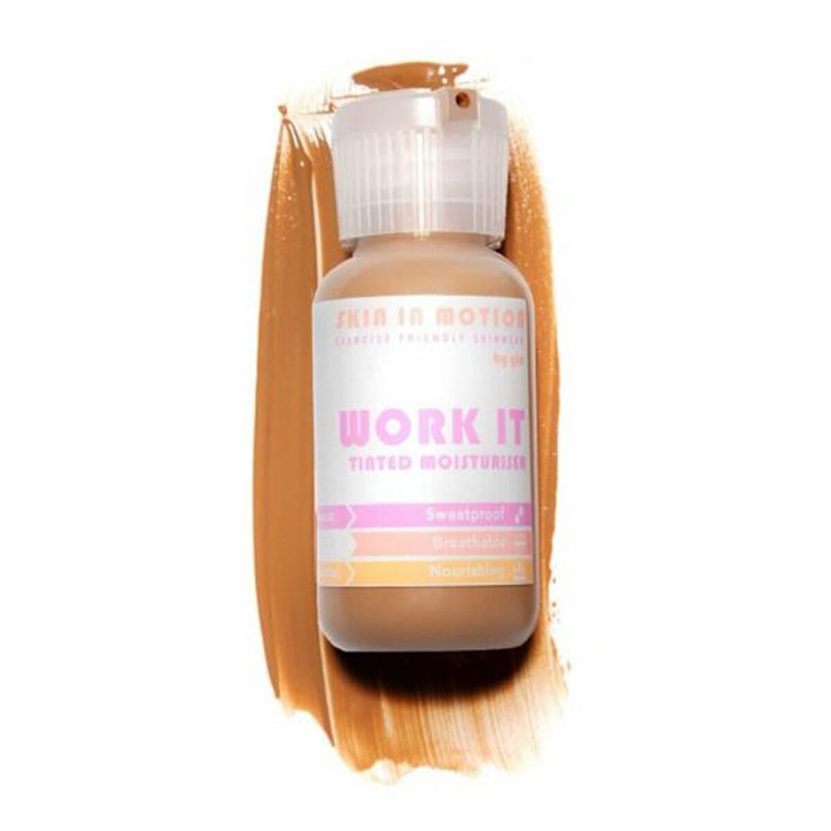 Skin In Motion-  Work IT Tinted Moisturiser Shade 3 with Free Beauty Blender