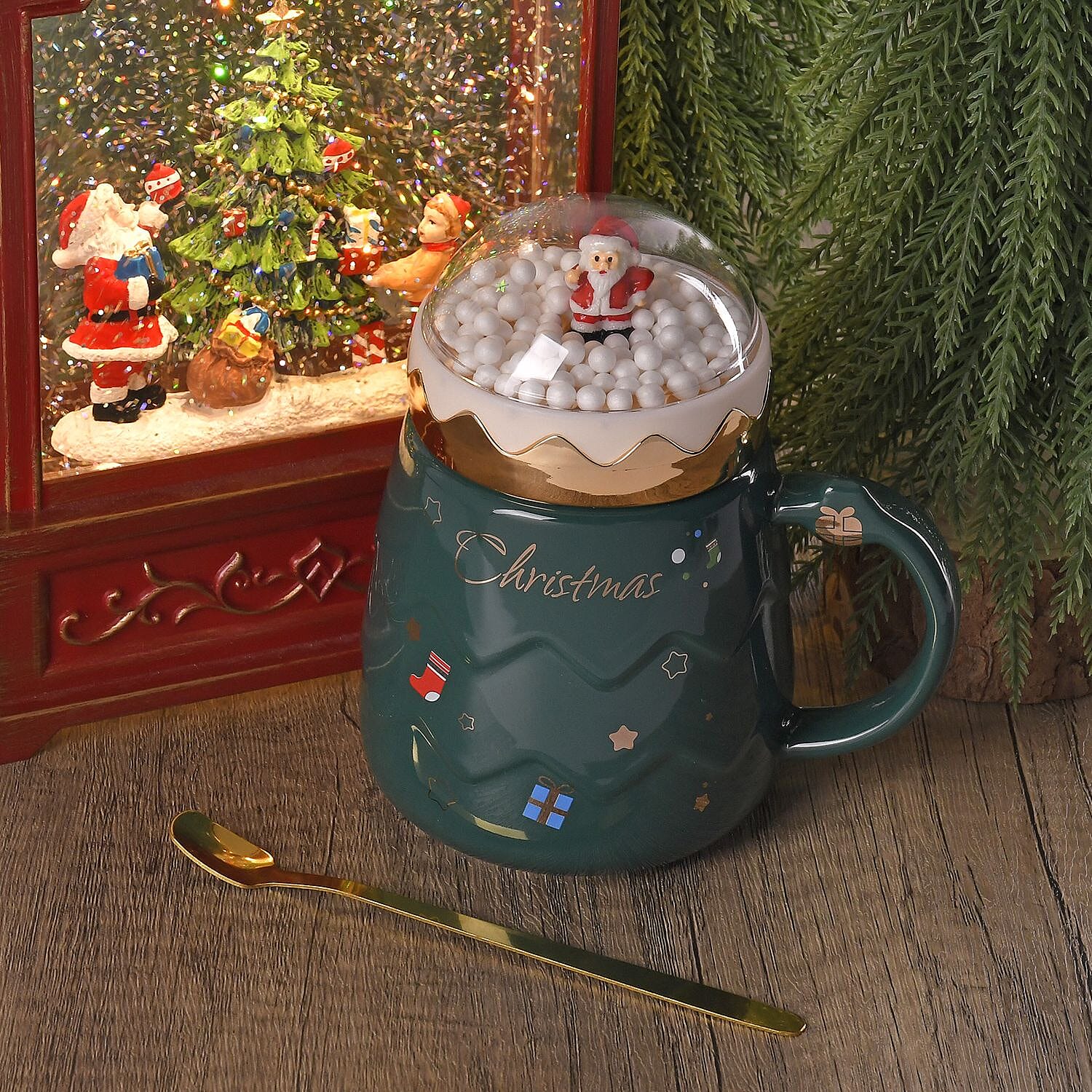 Coffee, Travel Mug and Tea Cup (Size 6x14x1 cm) - Green