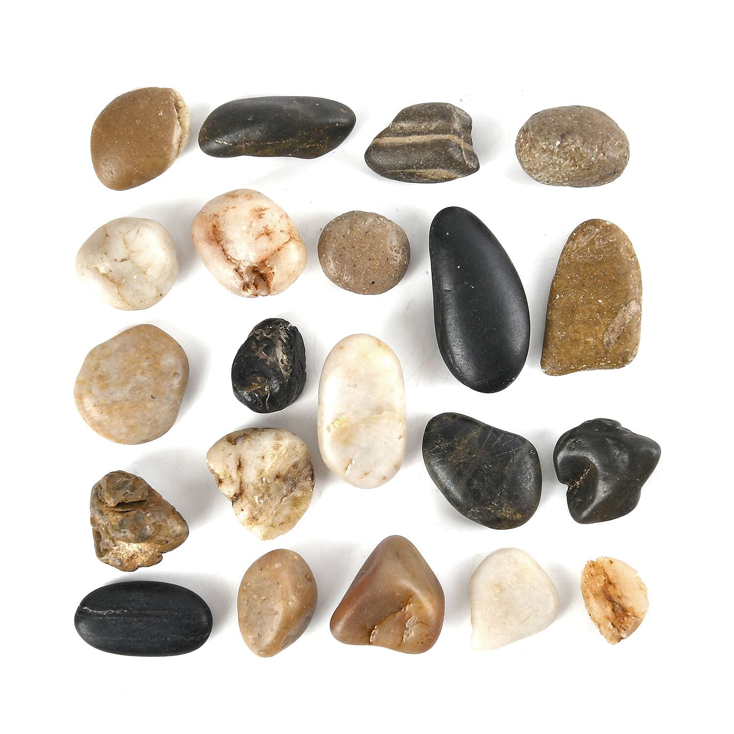 Mini Waterfall Fountain Decor with LED Light - USB Cable (Requires 2xAA Battery Not Inc.) - Black