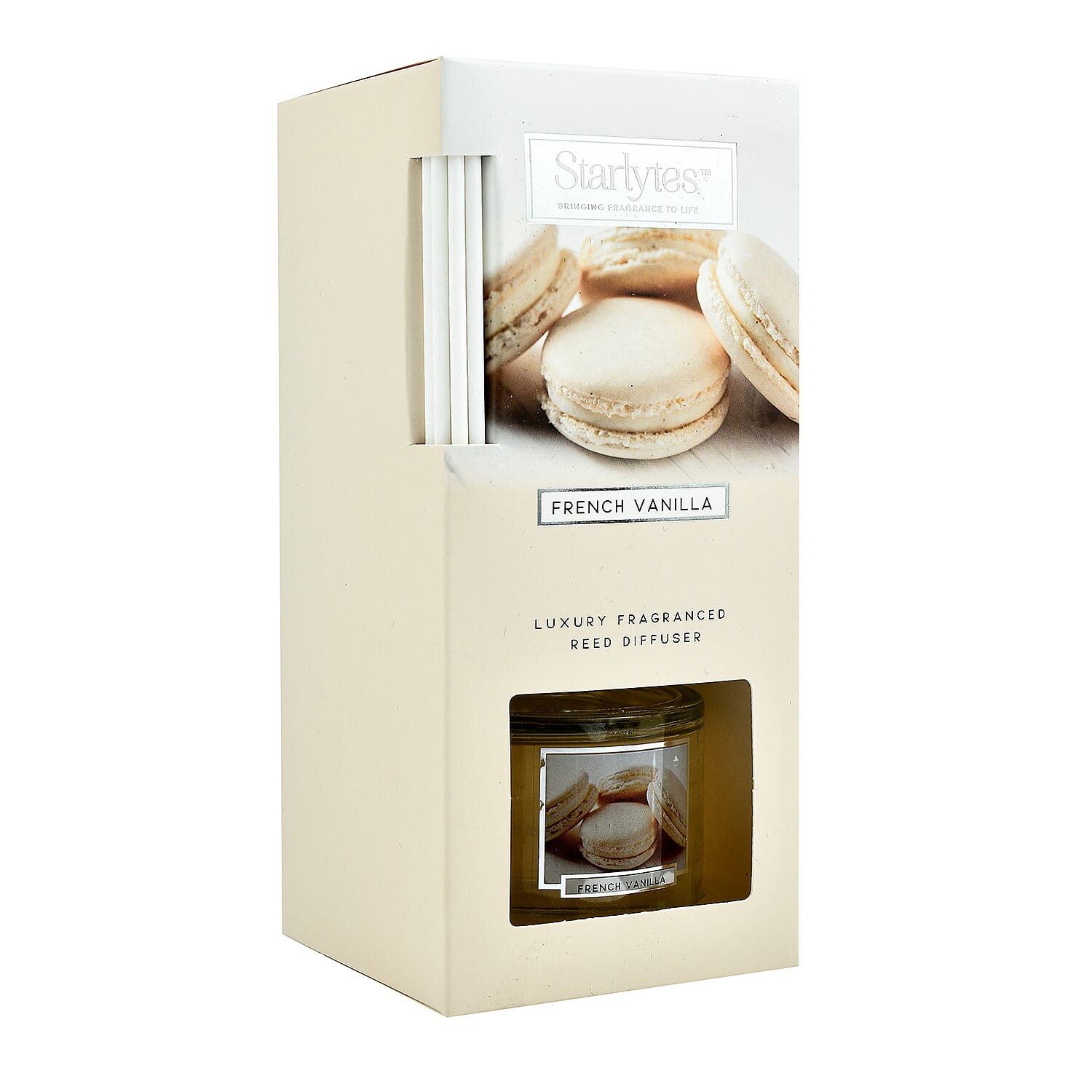 Starlytes French Vanilla Reed Diffuser (100ml) - Cream
