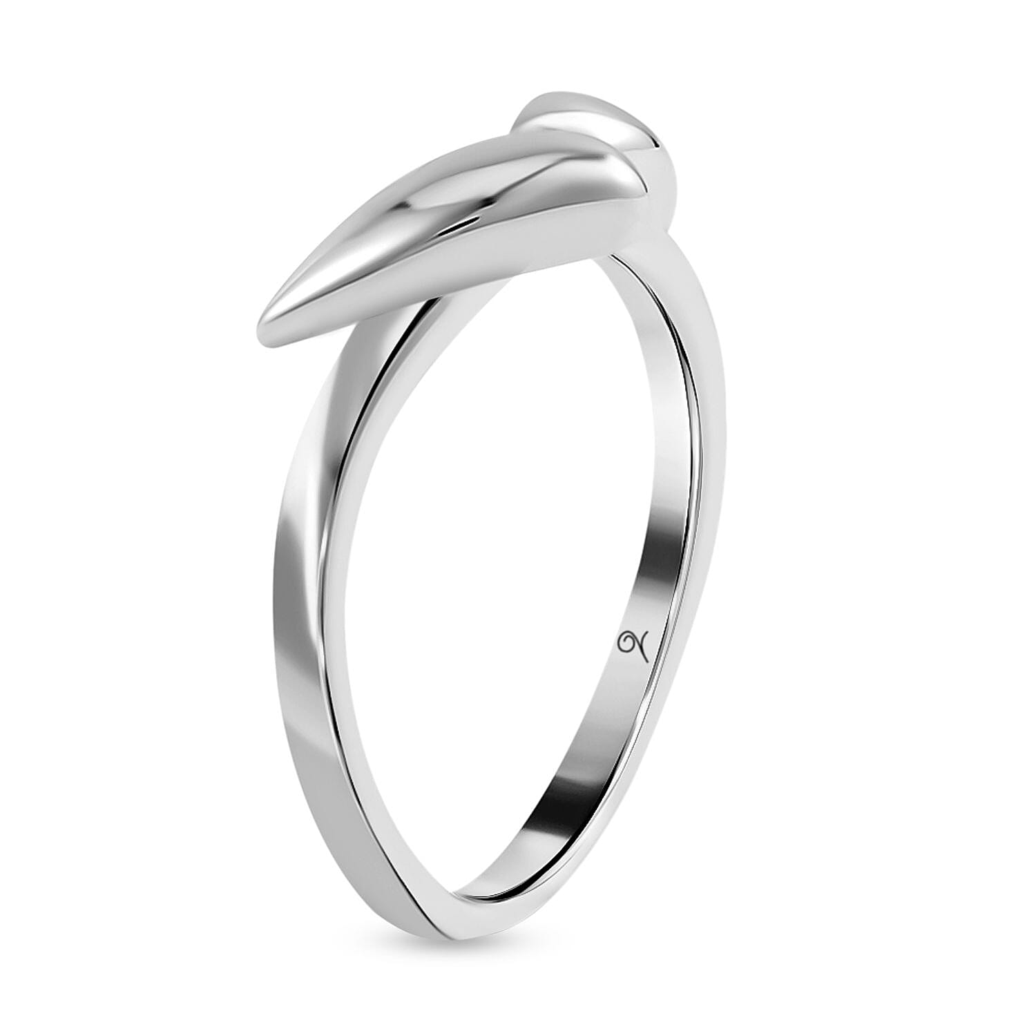 Lucy Q Drip Collection - Rhodium Overlay Sterling Silver Ring