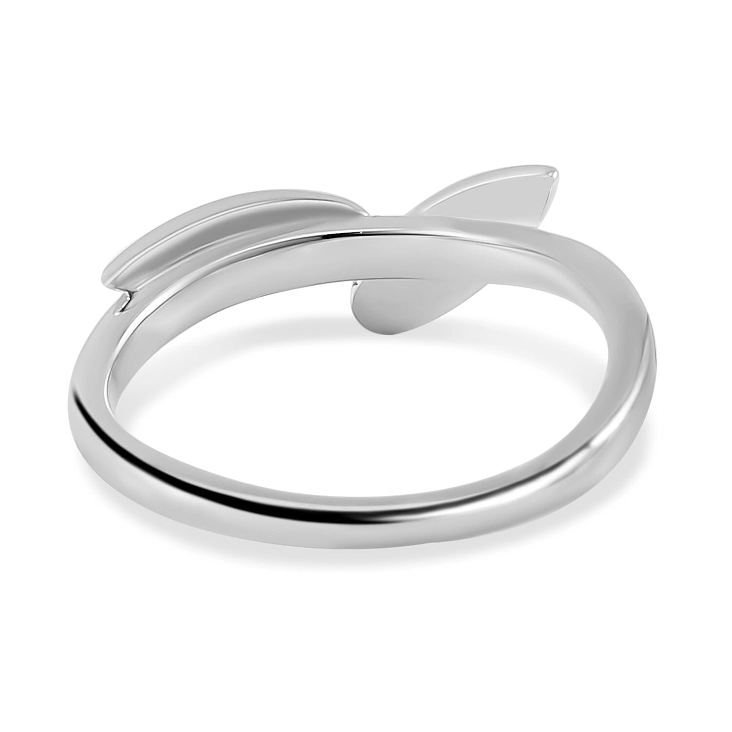 Lucy Q Drip Collection - Rhodium Overlay Sterling Silver Ring