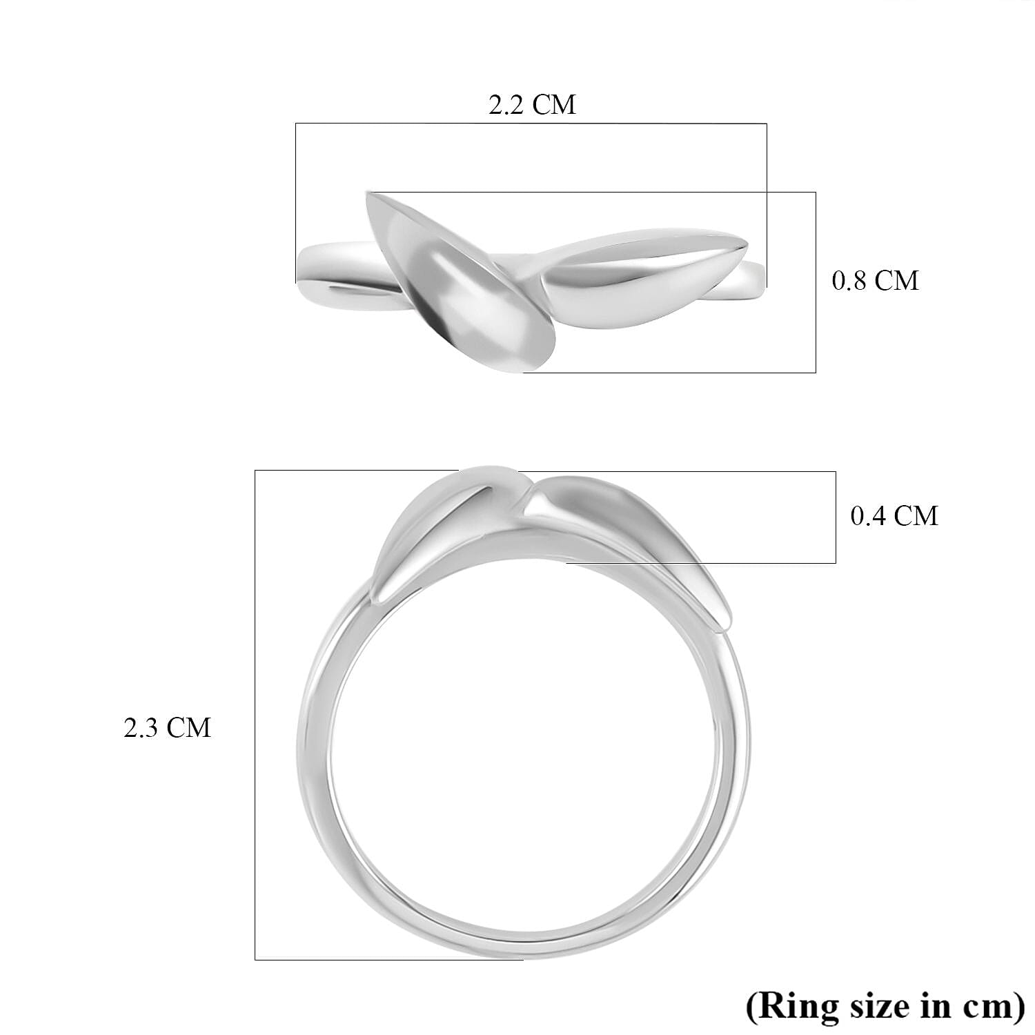 Lucy Q Drip Collection - Rhodium Overlay Sterling Silver Ring