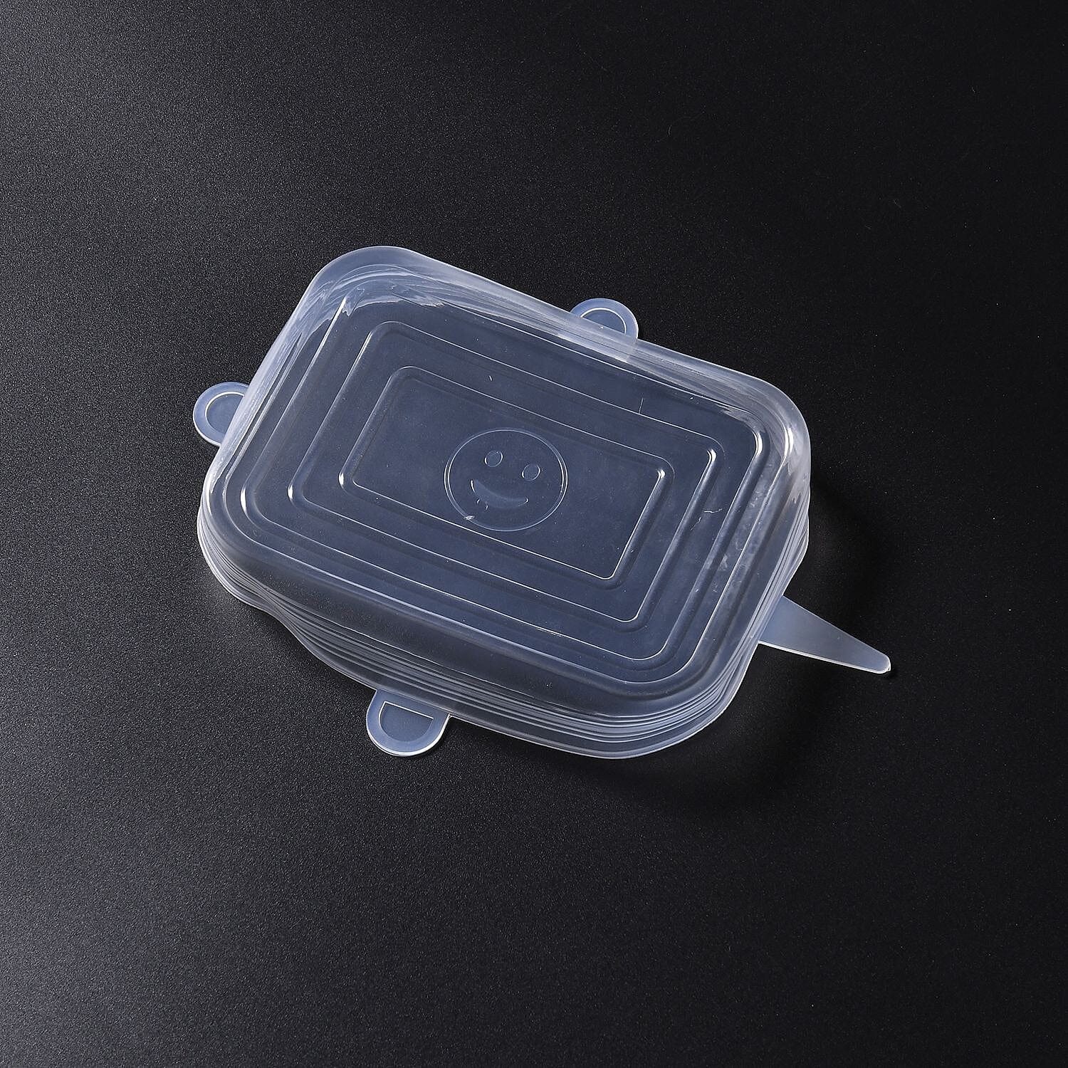 Set of 24 Air Tight Stretchable Silicone Lids - 12xRound, 12xRectangle Set of 24 Air Tight Stretchable Silicone Lids - 12xRound, 12xRectangle
