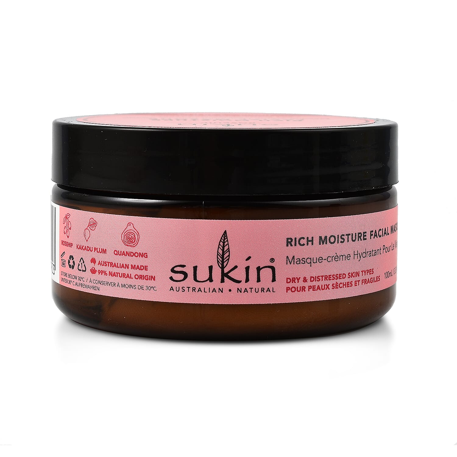 Sukin-Rosehip Rich Moisture Facial Masque - 100ml