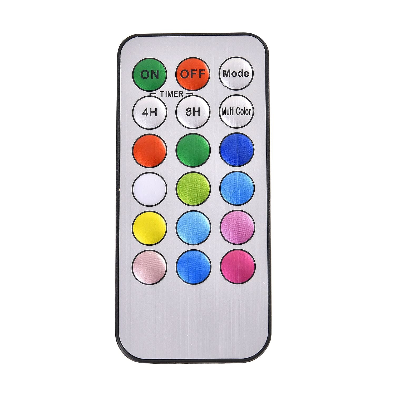 Set of 3 - Homesmart Church Scene LED 12 Colour Change Candle with Remote - Multi