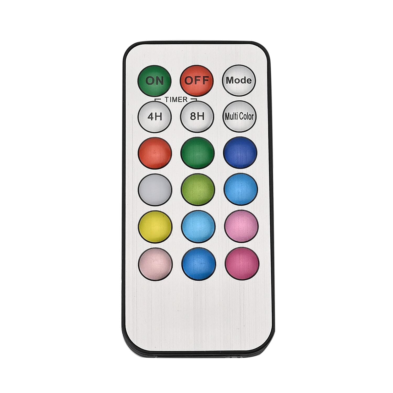 Set of 3 - Homesmart Poinsettia Plant Pattern LED 12 Colour Change Candle with Remote - Red