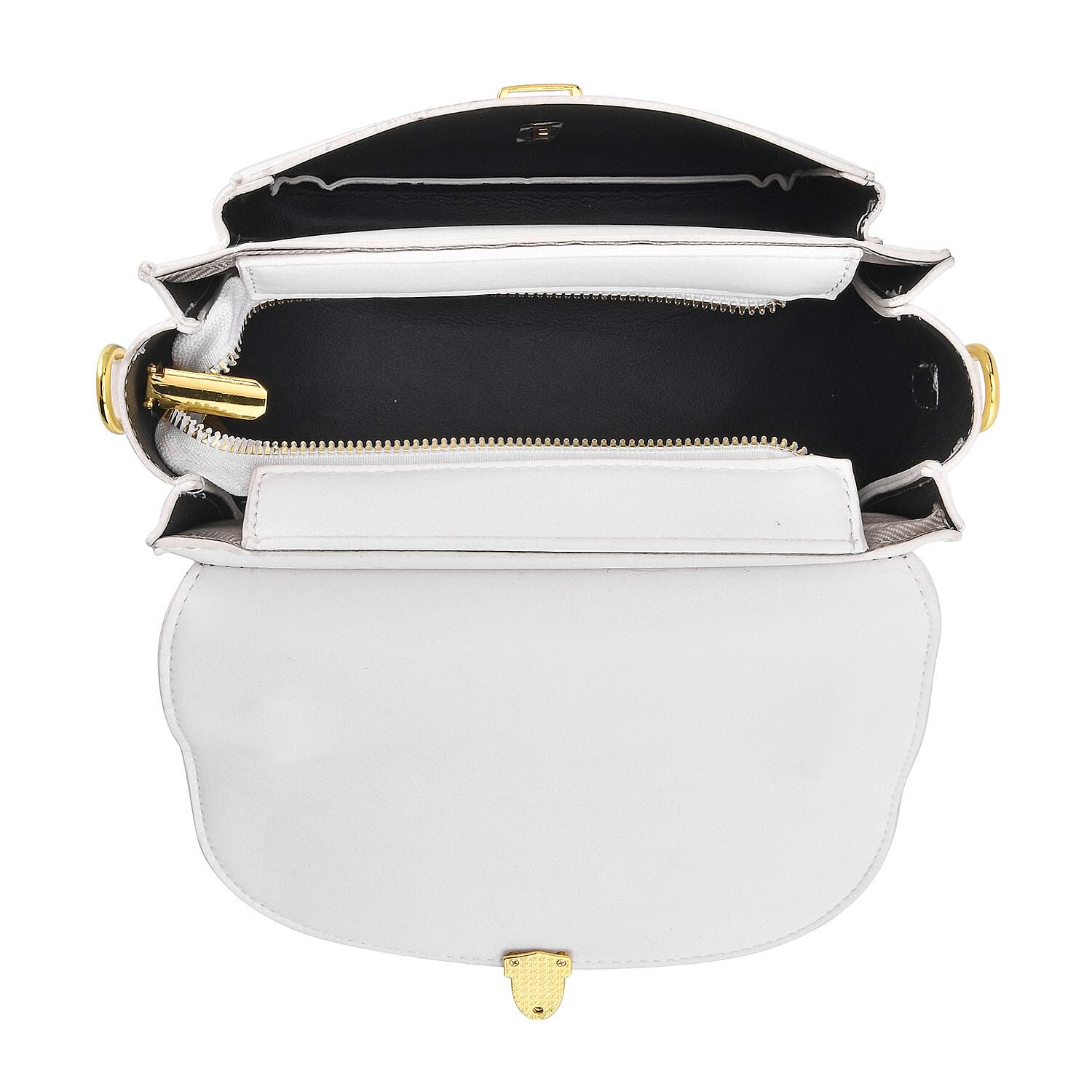 Closeout Deal Top Handle Crossbody Bag with Detachable Strap - Pink