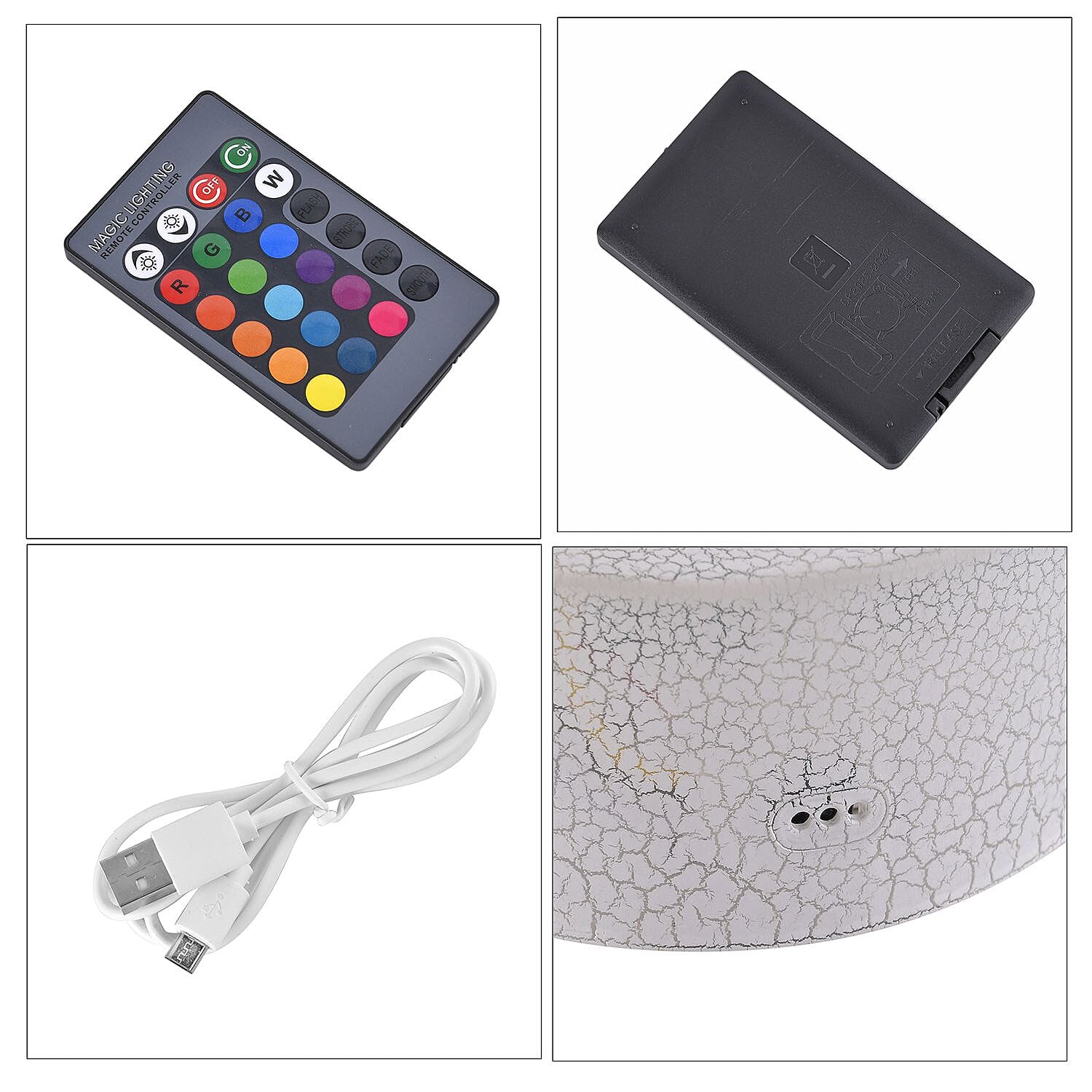 3D LED Butterfly Night Lamp With Remote Control (3xAA Battery, Not Included)