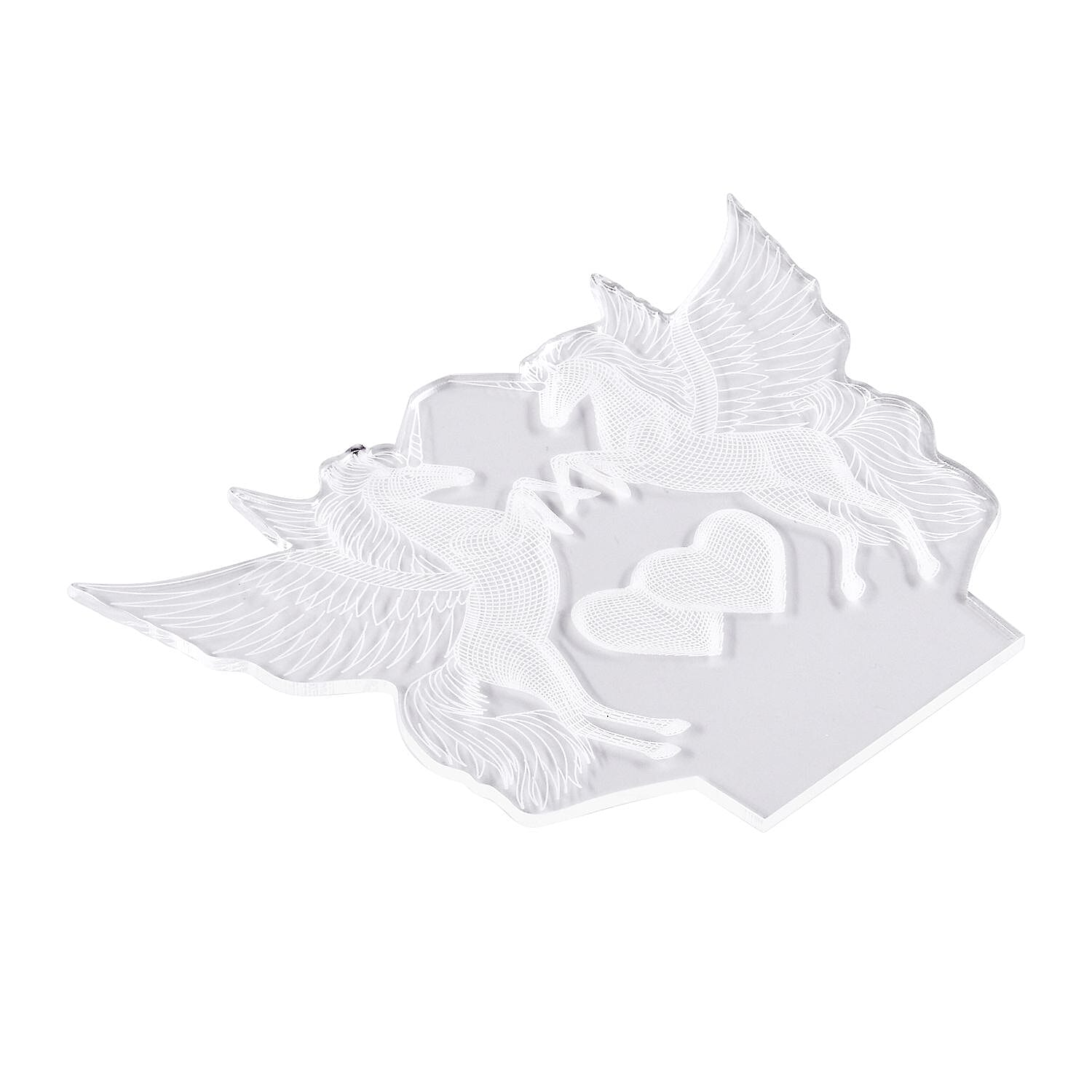 3D LED Unicorn Night Lamp With Remote Control (3xAA Battery, Not Included)