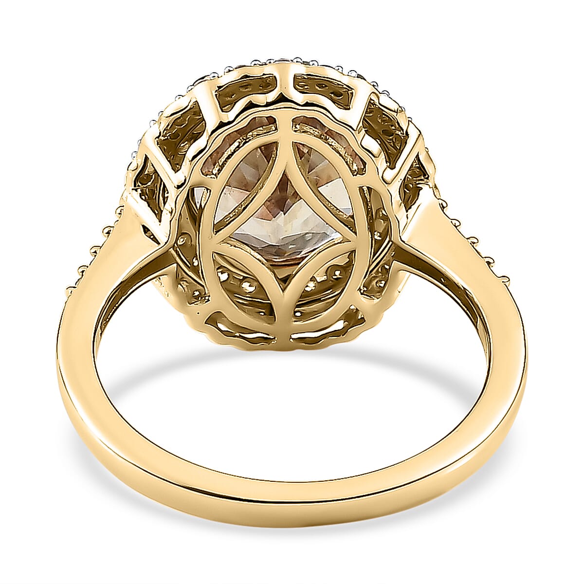 Collectors Edition - 18K Yellow Gold AAAA Turkizite (4.10 Ct), Natural Yellow Diamond (SI) and White Diamond (SI-GH) Ring 4.50 Ct