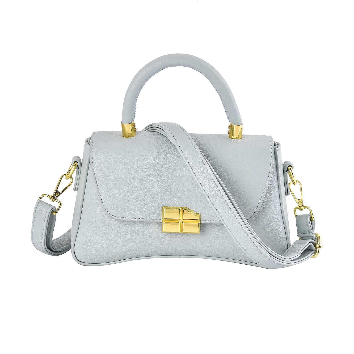 Closeout deal Top Handle Crossbody Bag with Detachable - Adjustable Strap - Green