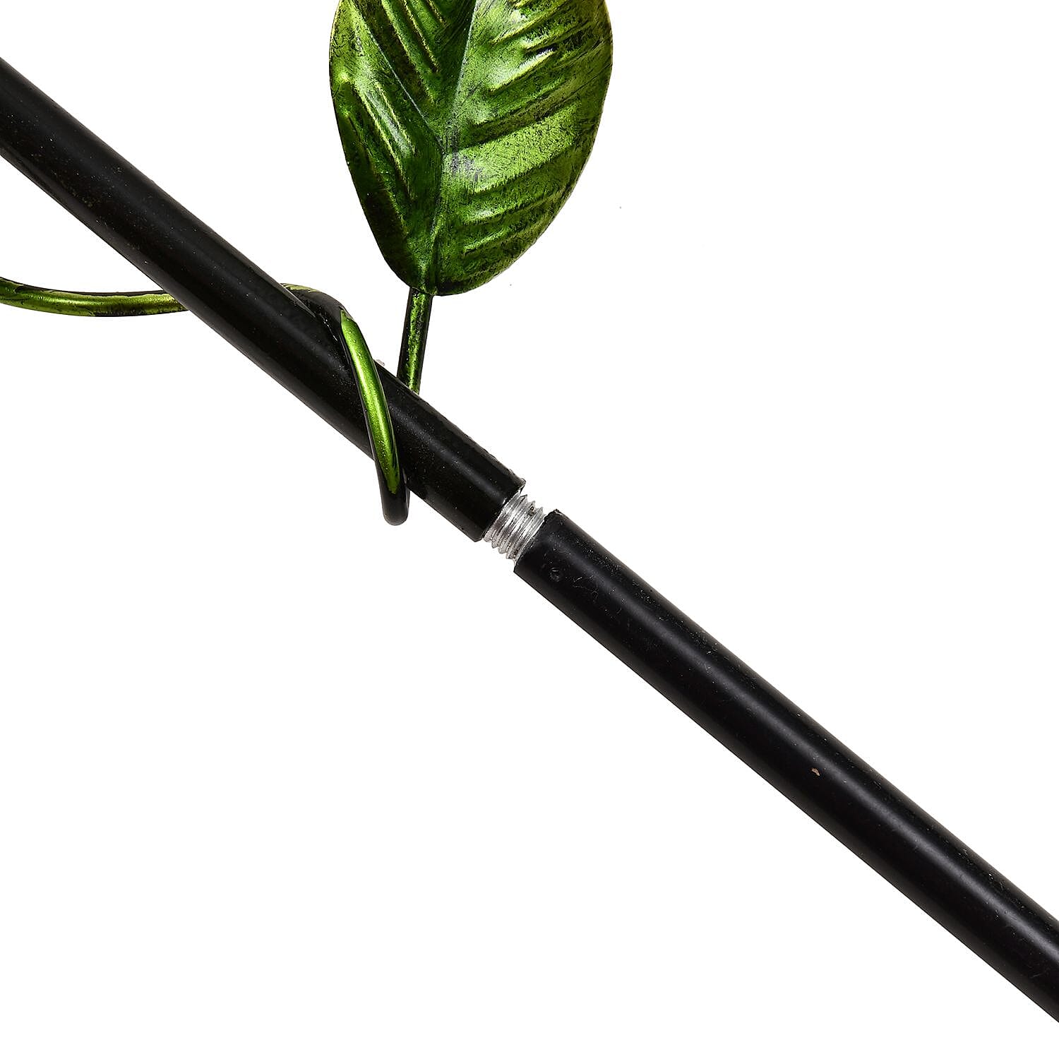 Outdoor Garden Decoration Frog with Flower Stake - Green and Red