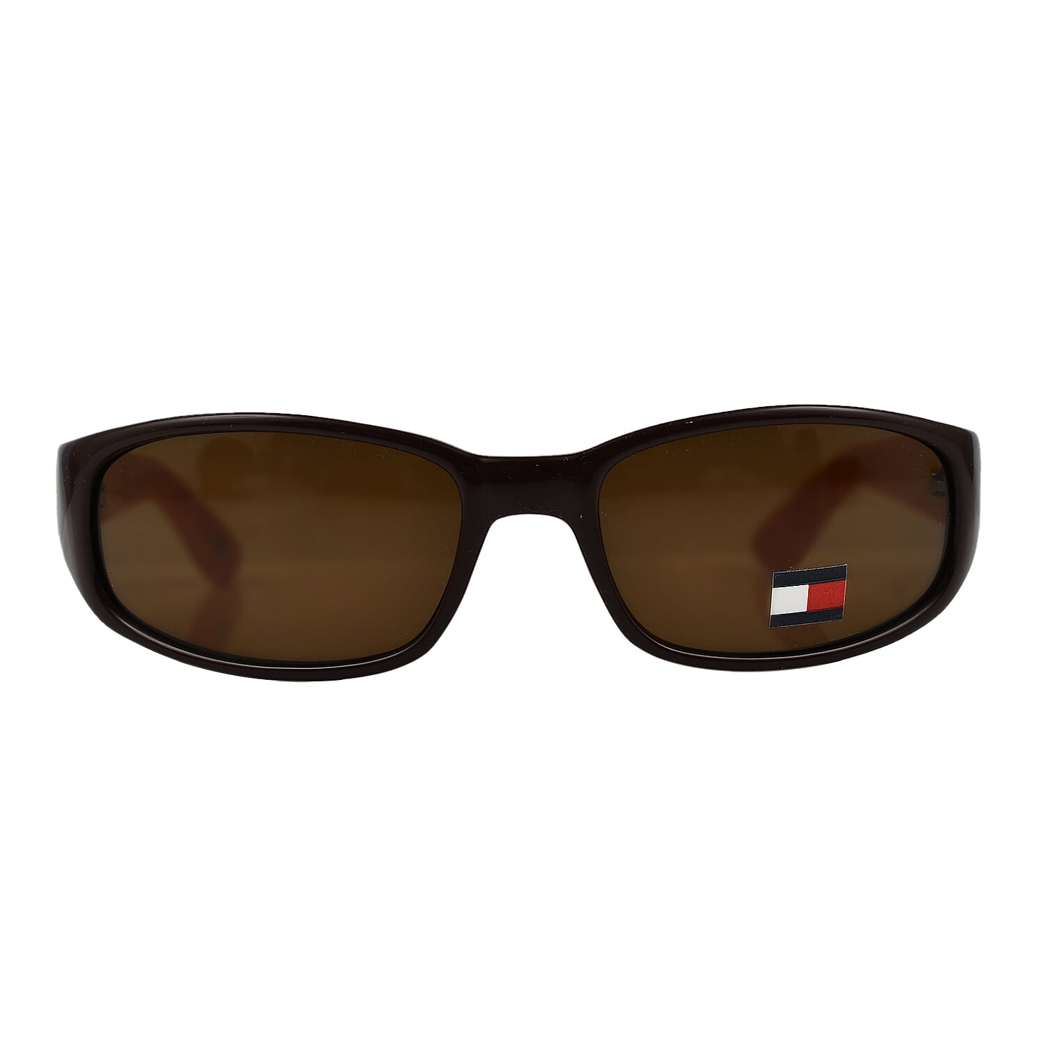 Closeout Deal - Tommy Hilfiger Rectangle Sunglasses - Brown