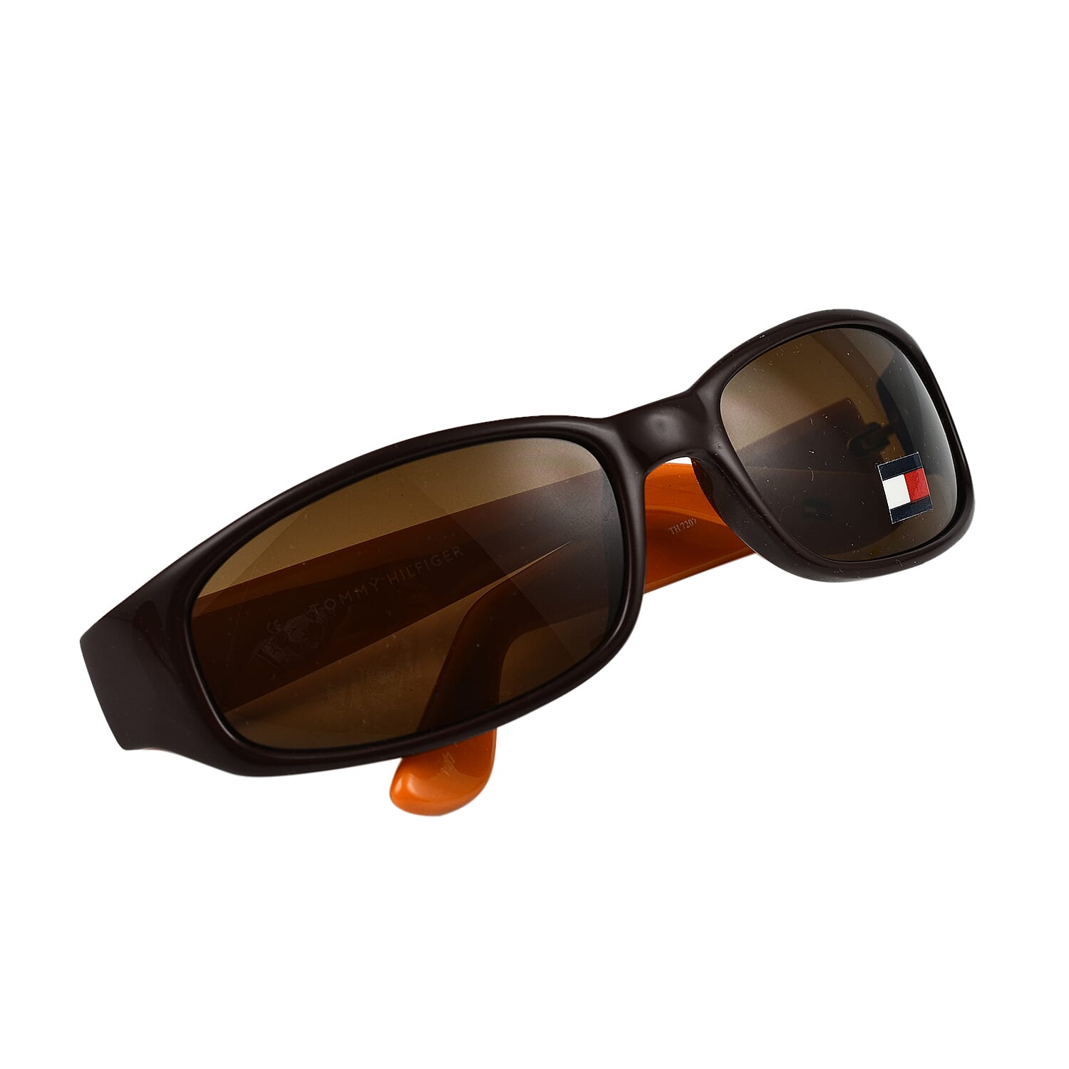 Closeout Deal - Tommy Hilfiger Rectangle Sunglasses - Brown