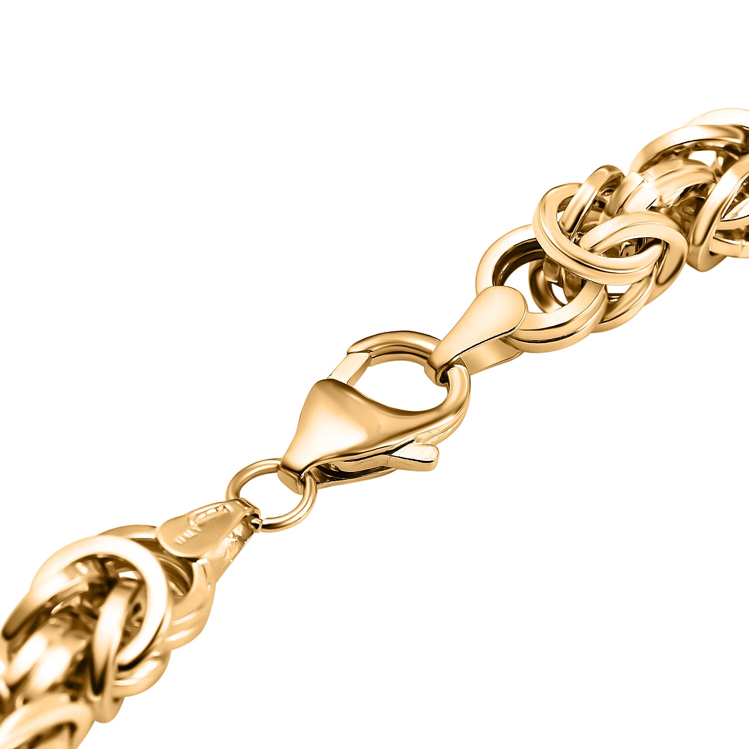 ITALIAN HANDMADE - 9K Yellow Gold BYZANTINE Necklace (Size - 20), Gold Wt. 22.3 Gms