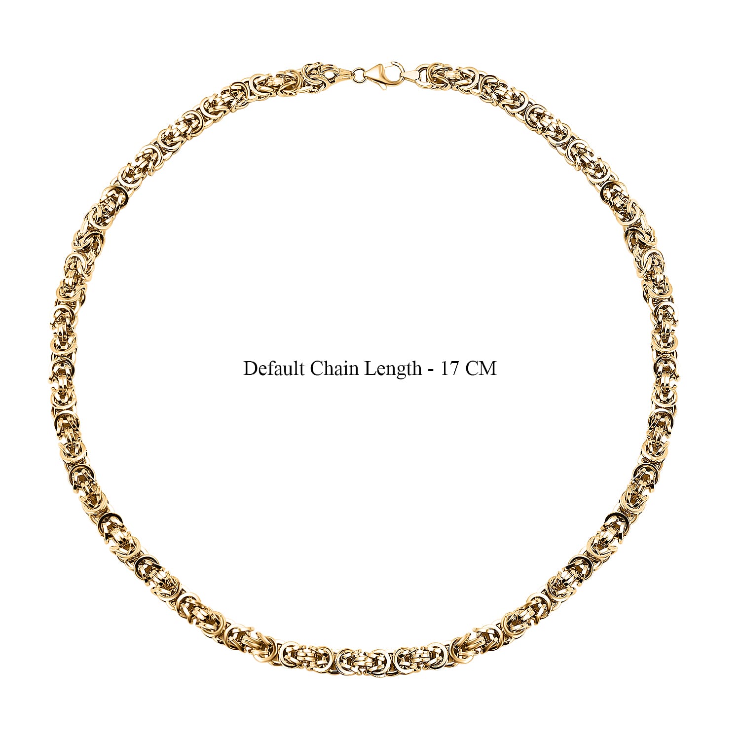 ITALIAN HANDMADE - 9K Yellow Gold BYZANTINE Necklace (Size - 20), Gold Wt. 22.3 Gms