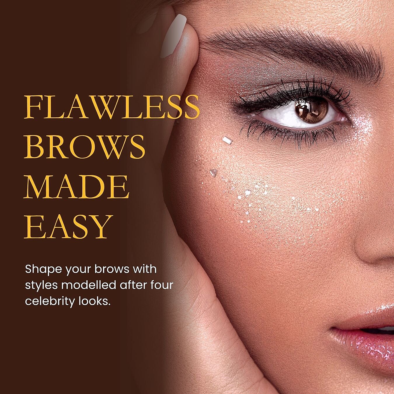 Shavata- Kylie Stencil with Double Ended Pencil (4x3 = 12 Brow Shape Sheets)