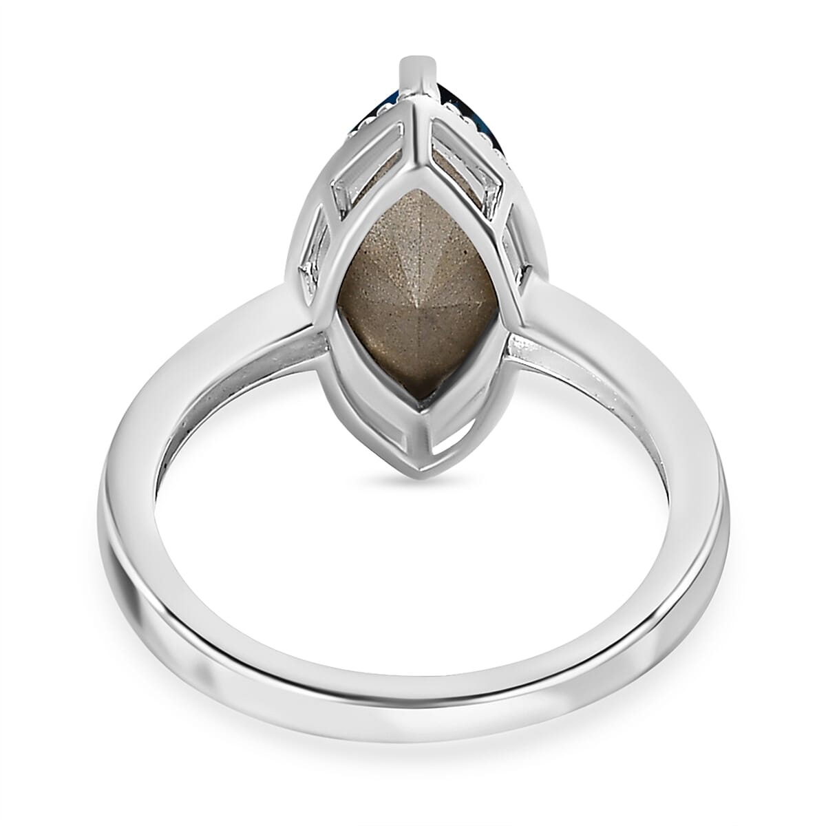 Montana Austrian Crystal Solitaire Ring Sterling Silver