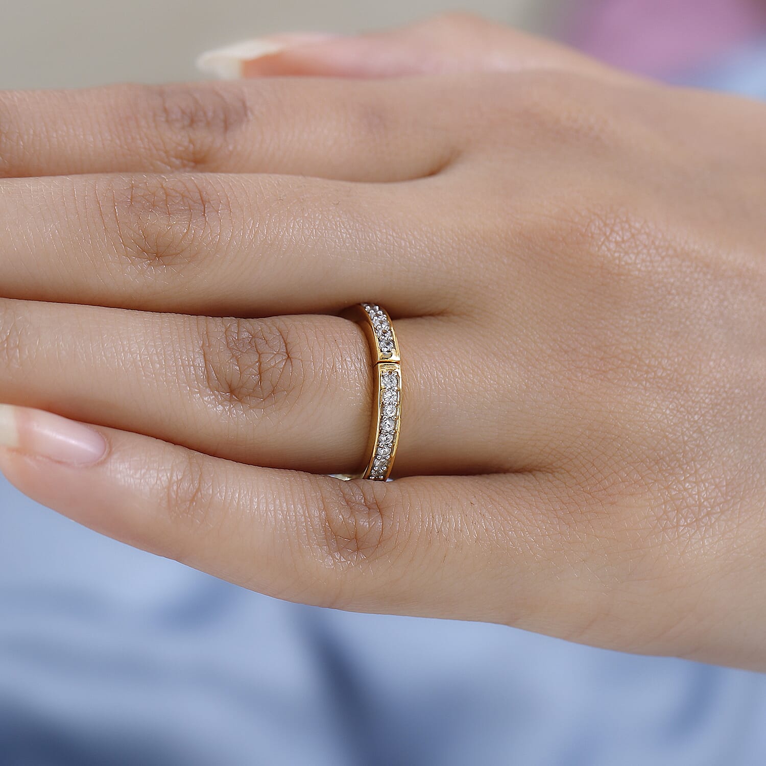 Natural Zircon Ring in Sterling Silver