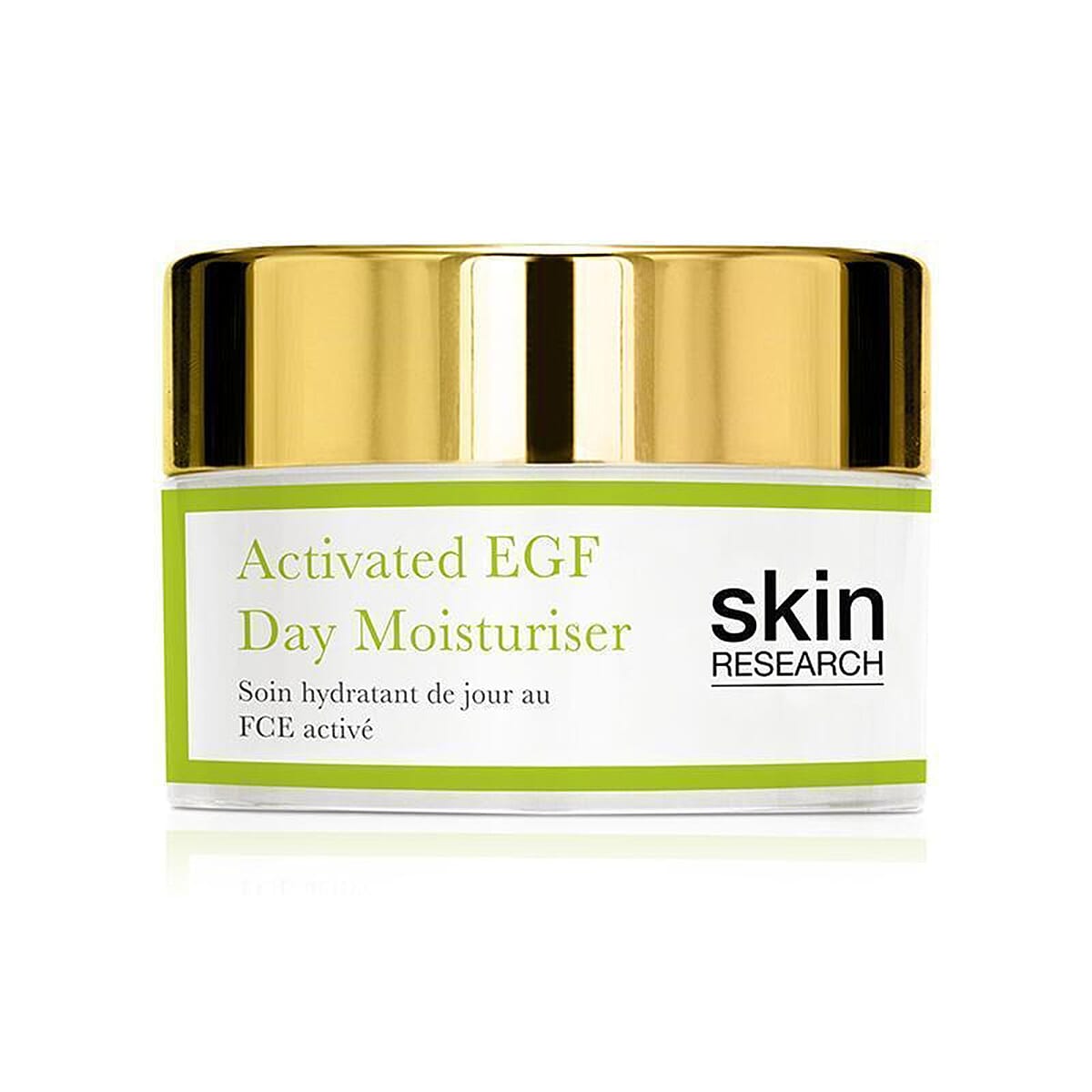 Skin Research Activated EGF Day Moisturiser 50ml - FREE Skin Research Waterproof 8 Hour Mascara - 12ml