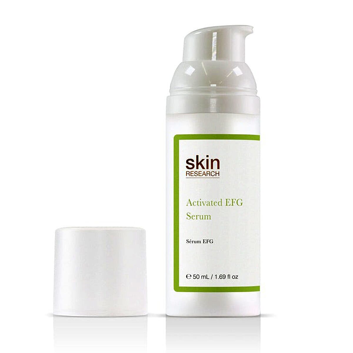 Skin Research Activated EGF Serum 50ml - FREE Skin Research Waterproof 8 Hour Mascara - 12ml