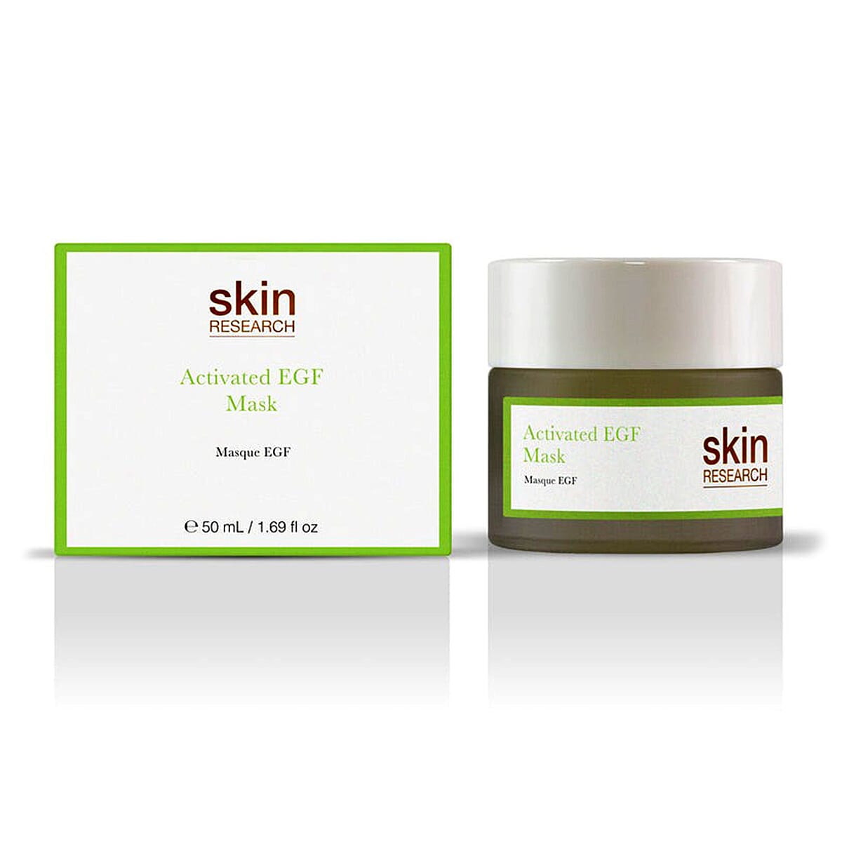 Activated EGF Mask 50ml - FREE Skin Research Waterproof 8 Hour Mascara - 12ml