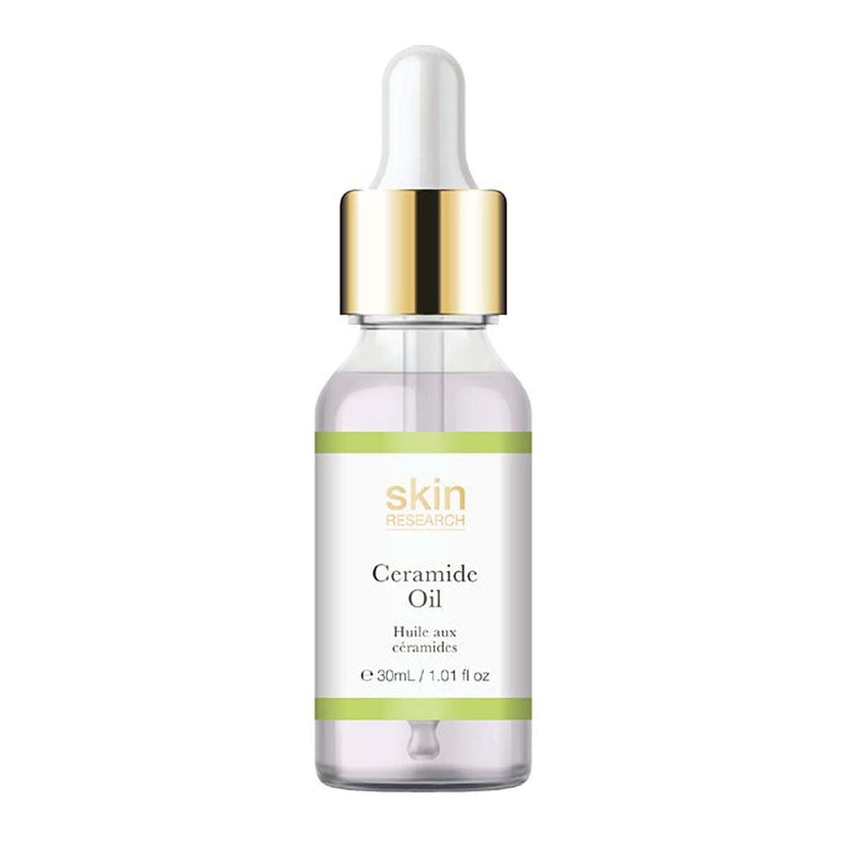 Skin Research Activated EGF Ceramide Oil 30ml - FREE Skin Research Waterproof 8 Hour Mascara - 12ml