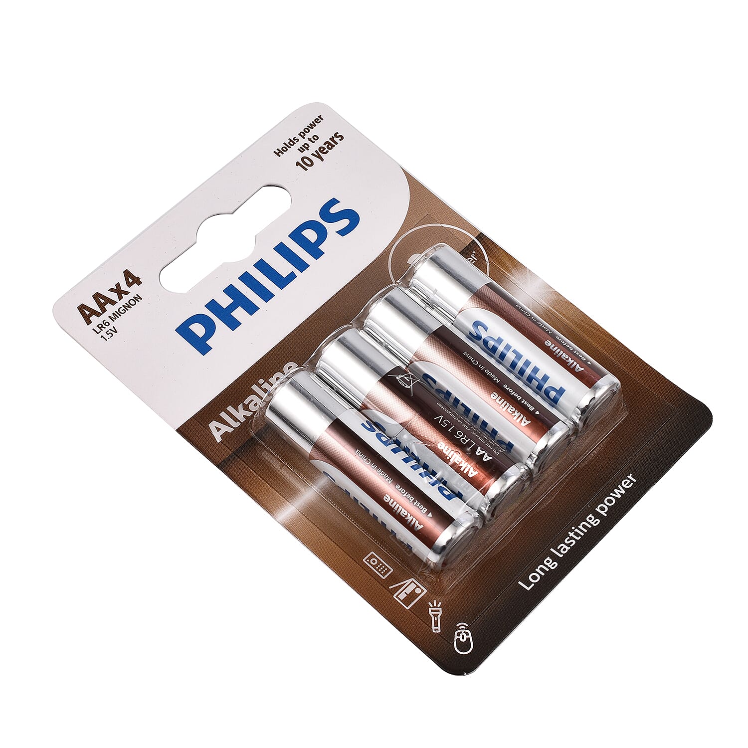 VALUE BUY - PHILIPS Set of 20 AA Alkaline Long Lasting Power Batteries (Use by Sep 2032)