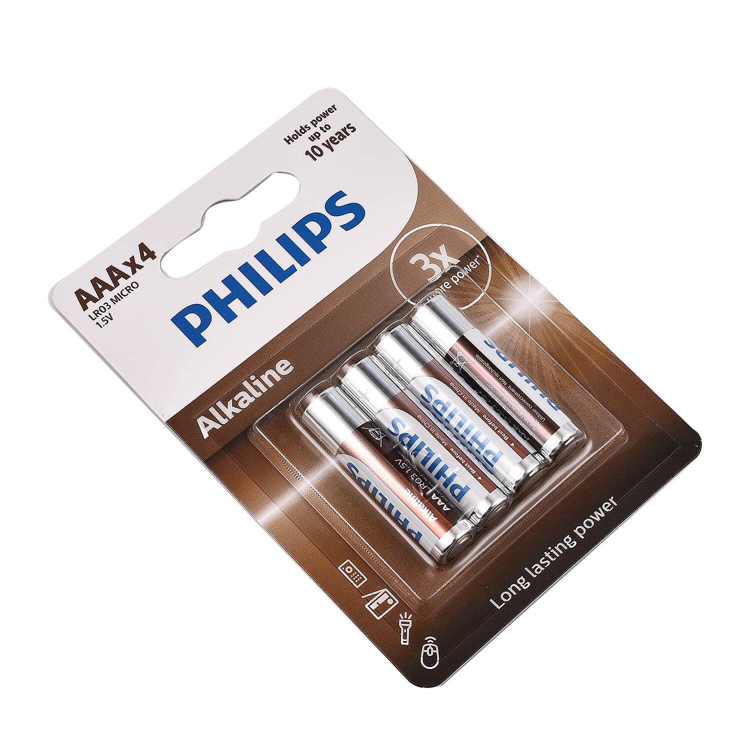 VALUE BUY - PHILIPS Set of 20 AAA Alkaline Long Lasting Power Batteries (Use by Sep 2032)