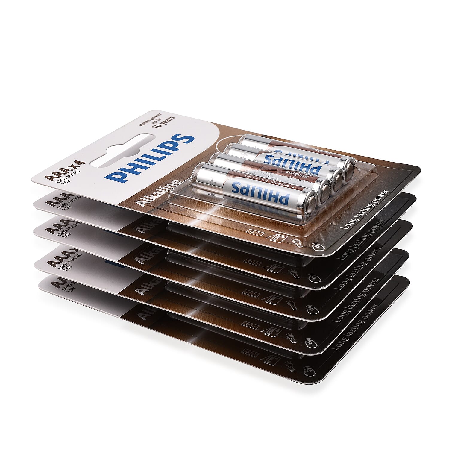 VALUE BUY - PHILIPS Set of 20 AAA Alkaline Long Lasting Power Batteries (Use by Sep 2032)