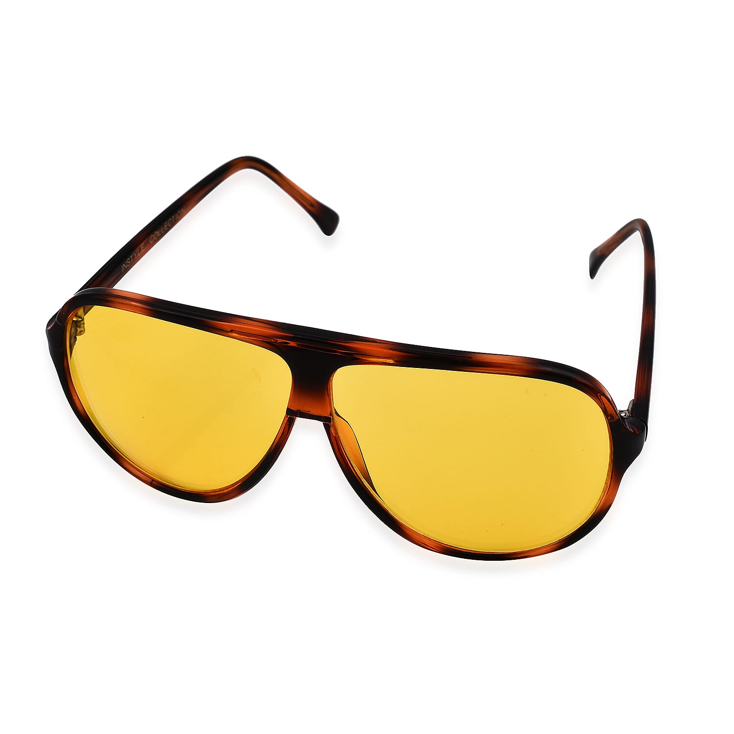 SCHILLACI Tortoise Eyewear Sunglasses with Yellow Lenses