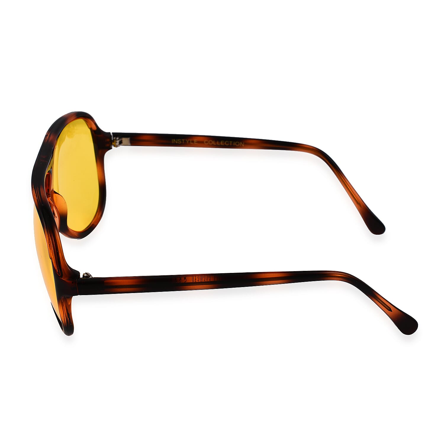 SCHILLACI Tortoise Eyewear Sunglasses with Yellow Lenses
