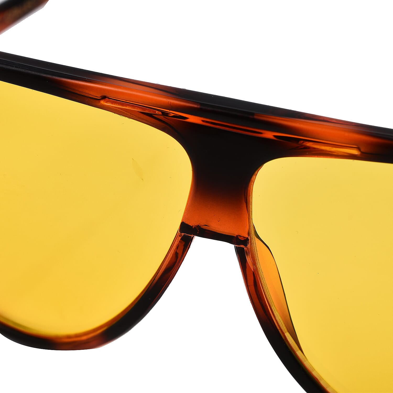 SCHILLACI Tortoise Eyewear Sunglasses with Yellow Lenses