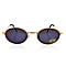 SCHILLACI Round Eyewear Sunglasses with Blue Lenses