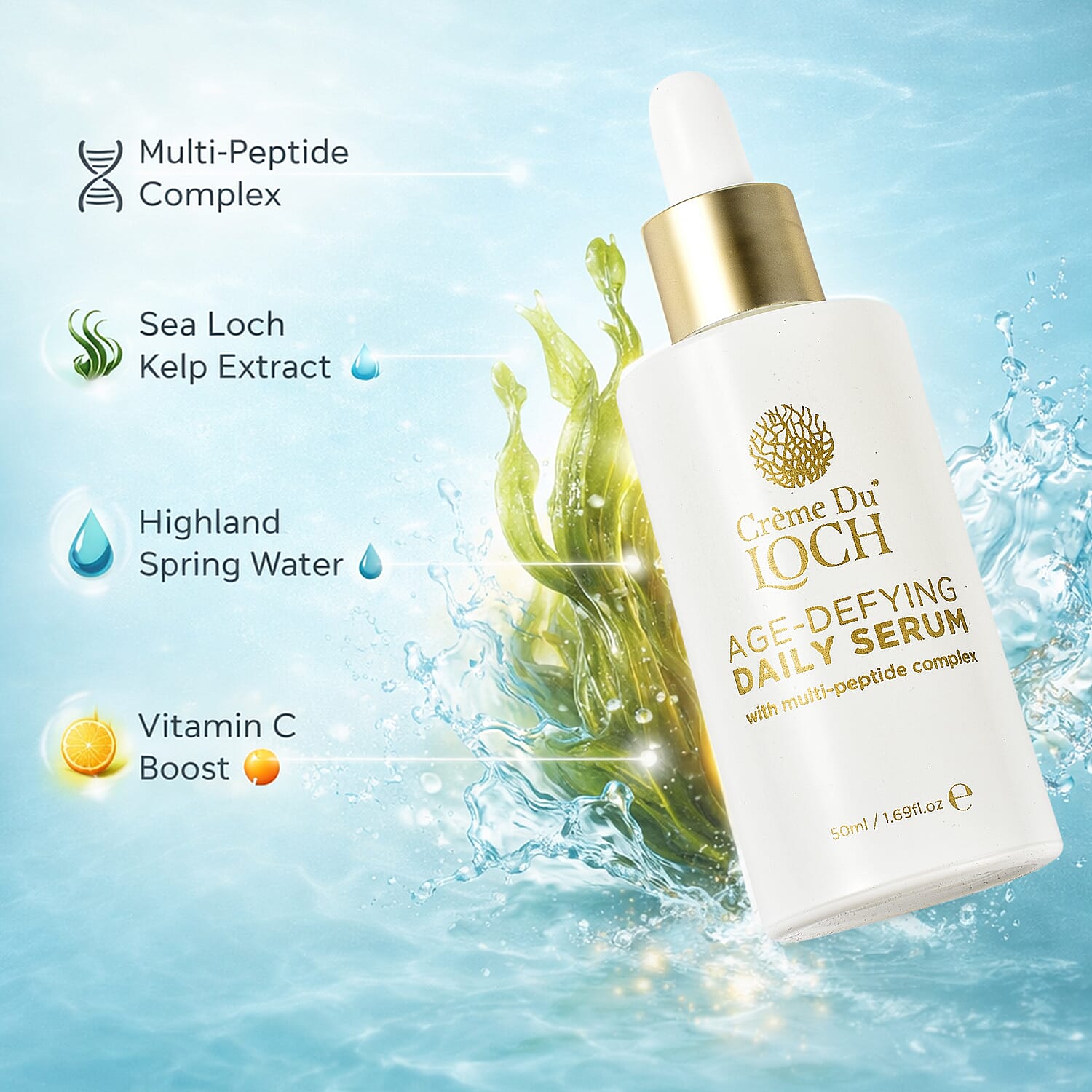 Creme Du Loch- Age Defying Daily Serum - 50ml