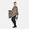 Closeout Deal - Leopard Pattern V-Neck Poncho