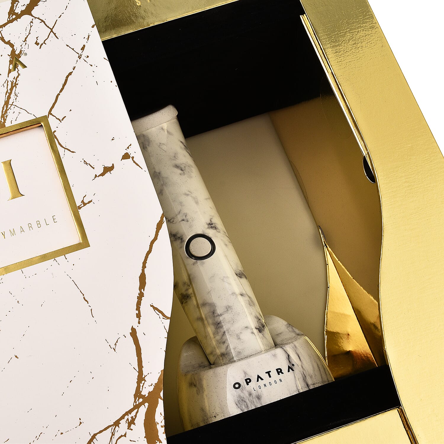 Opatra Synergy Marble Rose Quartz Face Device - Free Lifetime Warranty - FREE GIFT (CONDUCTIVE GEL 300 ML )