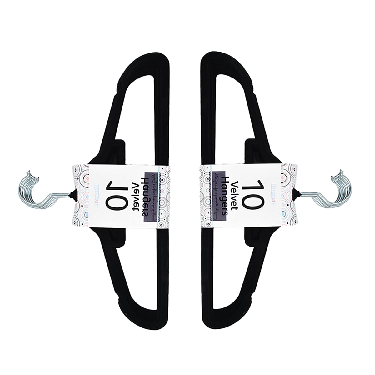 Value Buy - Set of 20 Non-Slip Hangers - Black
