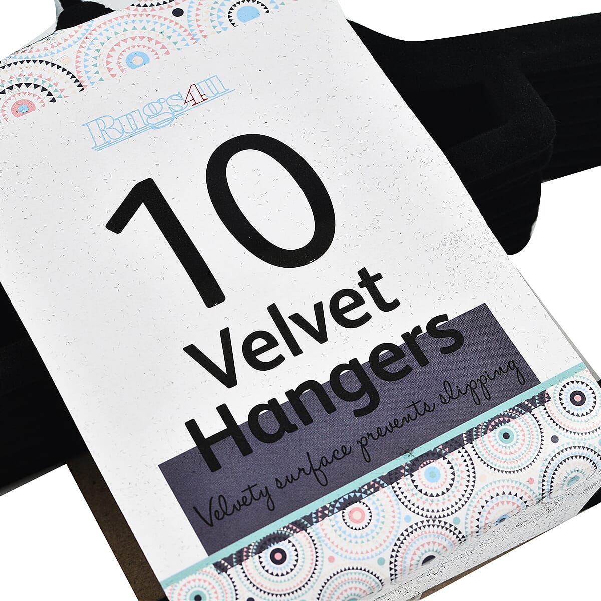 Value Buy - Set of 20 Non-Slip Hangers - Black