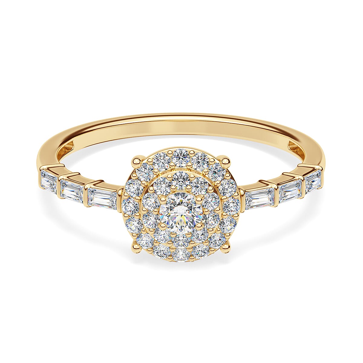 NY Closeout 14K Yellow Gold Diamond (G-H) Ring 0.50 Ct. NY Closeout 14K Yellow Gold Diamond (G-H) Ring 0.50 Ct.