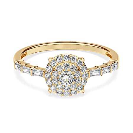 NY Closeout 14K Yellow Gold Diamond (G-H) Ring 0.50 Ct.