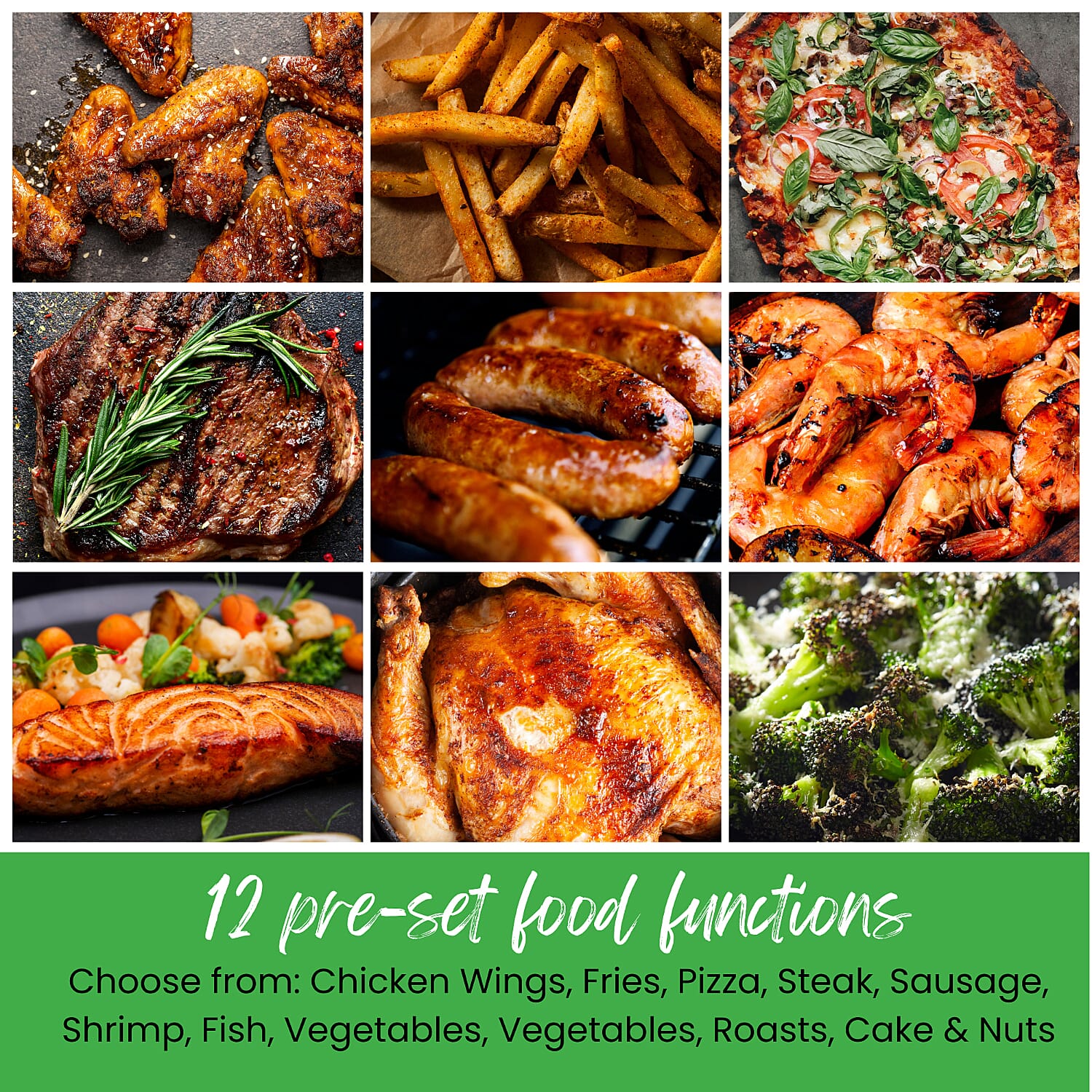 Deluxe Fry Digital Air Fryer From Hamilton Beach 5L - 1500w - Air Fry, Roast, Bake, Reheat - Uses little to no oil - 12 Cooking Presets - 80-200c