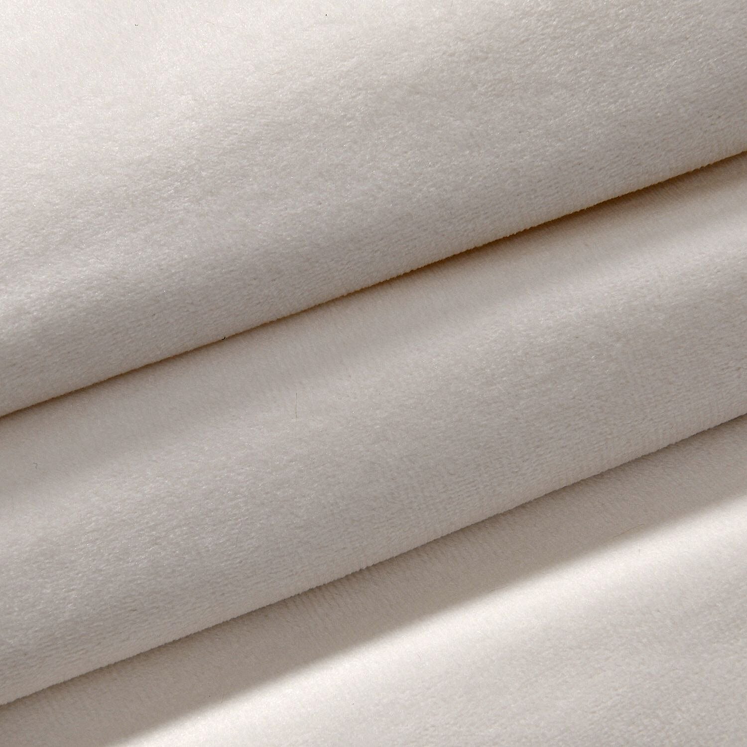 Deluxe Range- Super Soft Faux Fur Double Layer Blanket (Size 200x150) - Cream