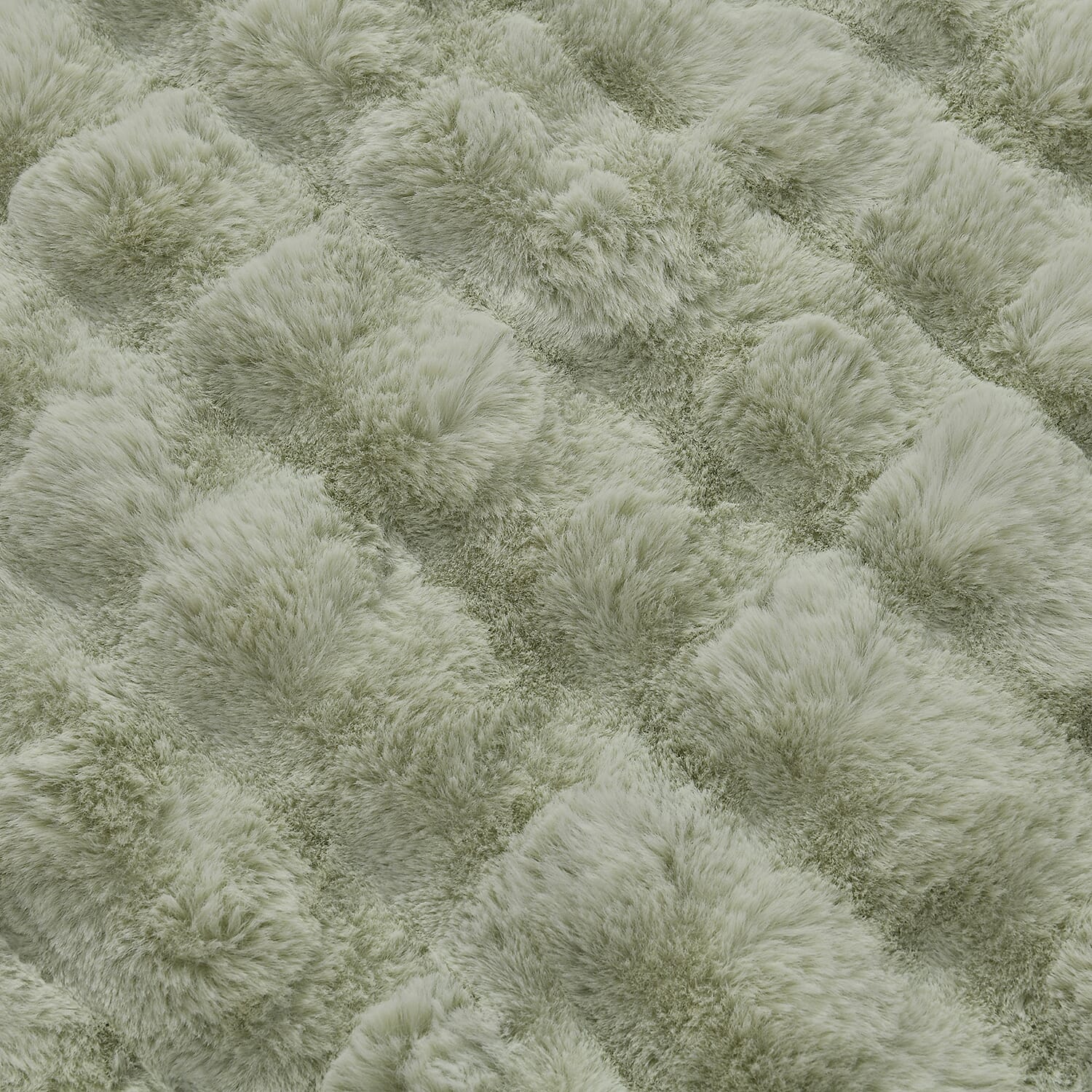 Deluxe Range- Super Soft Faux Fur Double Layer Blanket (Size 200x150) - Mint