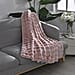 Deluxe Range- Super Soft Faux Fur Double Layer Blanket (Size 200x150) - Blush Pink